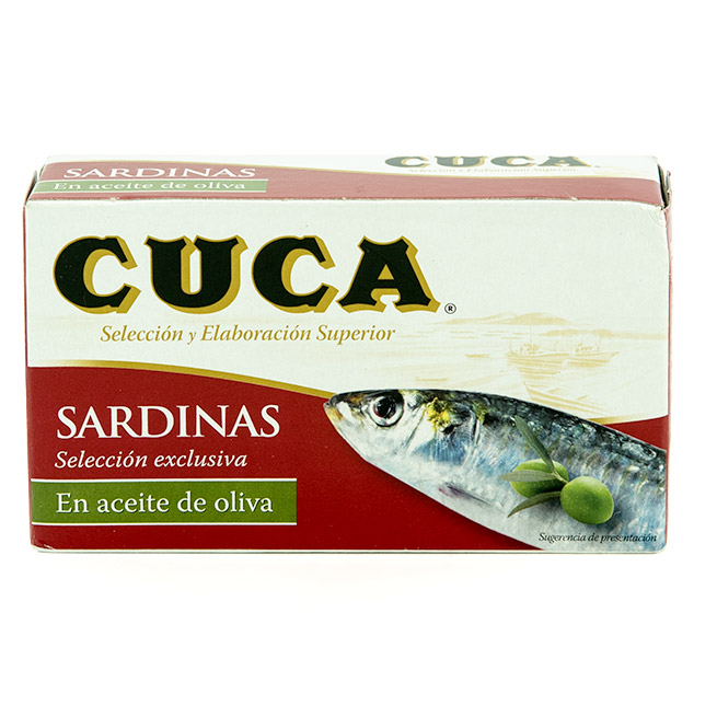 Sardinas en aceite de oliva Cuca lata