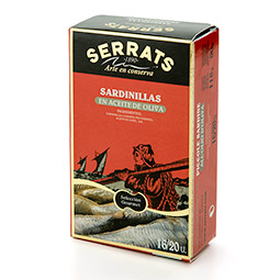 Sardinillas en aceite de oliva Serrats lata