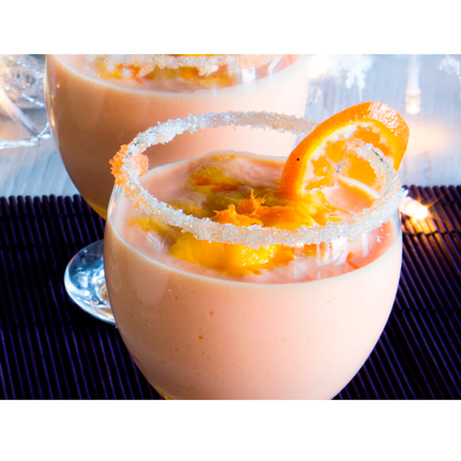 Sorbete de mandarina Sorbete de mandarina