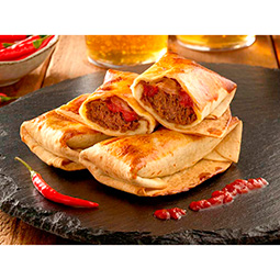 Tacos carrillada con salsa siracha