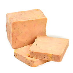 Tarrina de block de foie 30% trozos 500Gr