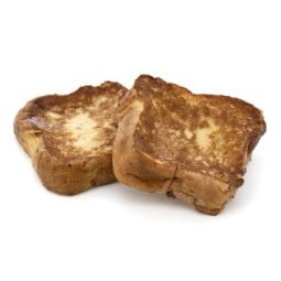 Torrija de brioche con leche de coco