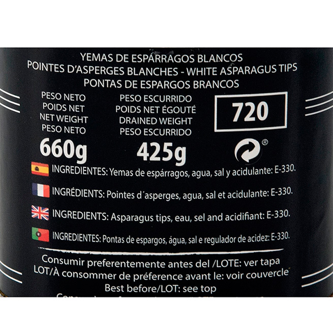 Yemas de espárrago blanco Yemas de espárrago blanco