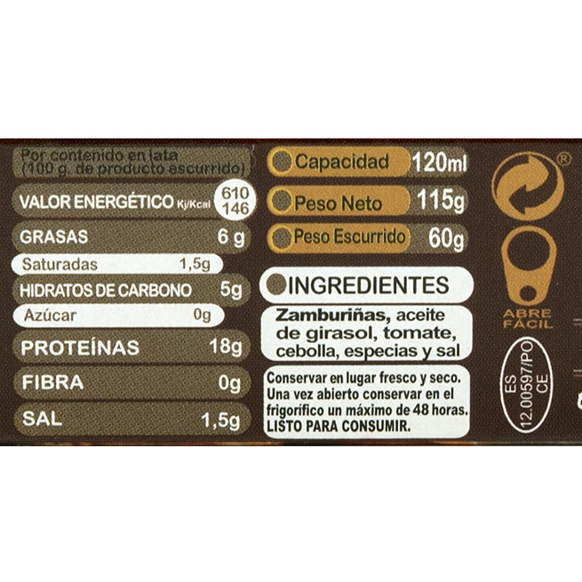 Zamburiñas de las rias gallegas en salsa de vieira 120Gr Ñai Zamburiñas de las rias gallegas en salsa de vieira 120Gr Ñai